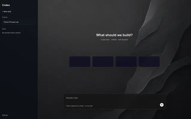 Soft Graphite theme cover