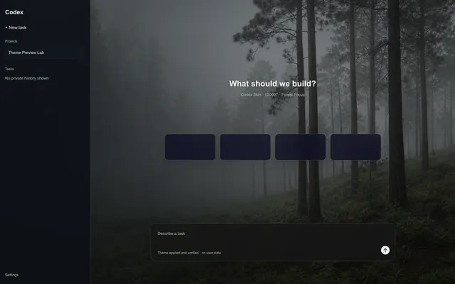 Forest Focus theme cover