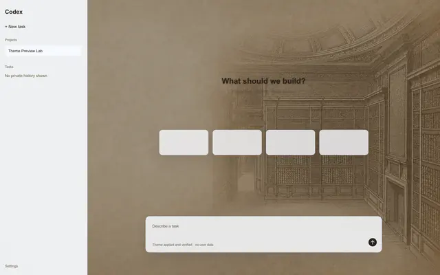 Sepia Archive theme preview